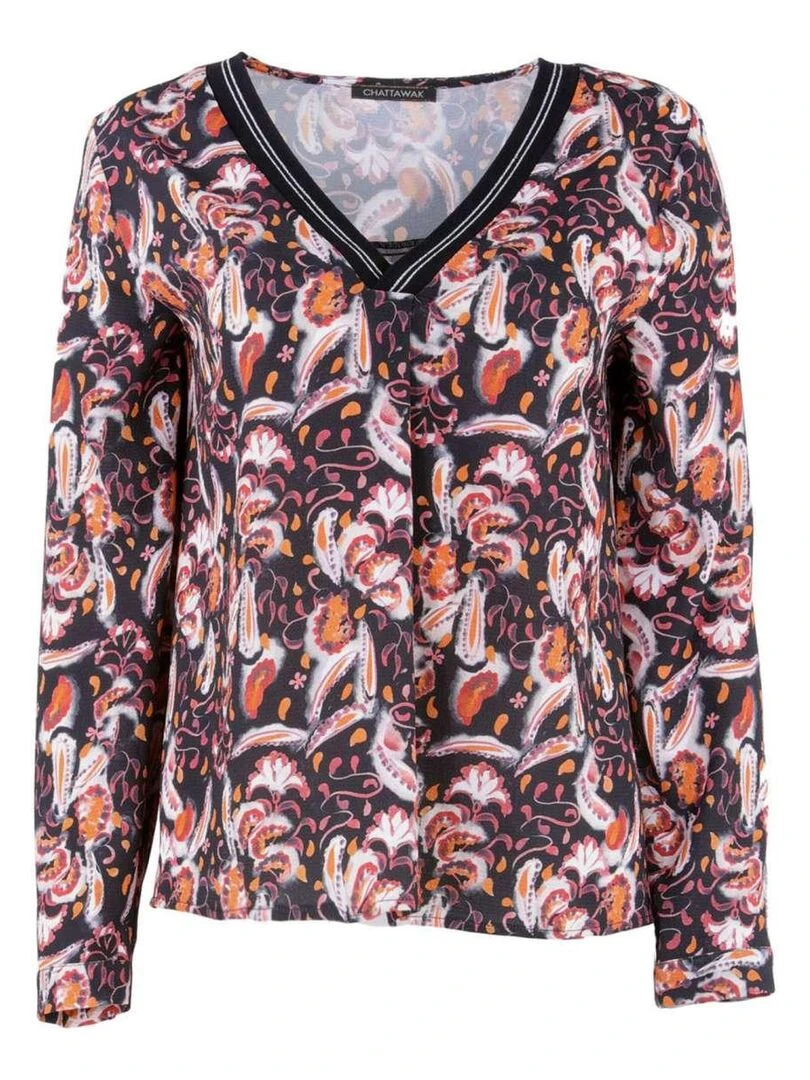 CHATTAWAK Blouse TIME Multicolore