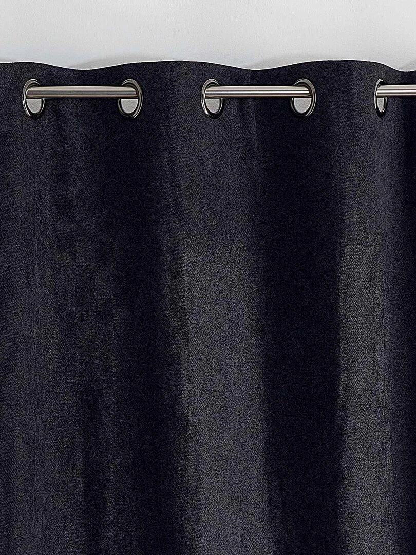 Rideau semi occultant phonique thermique KONFOR   Noir