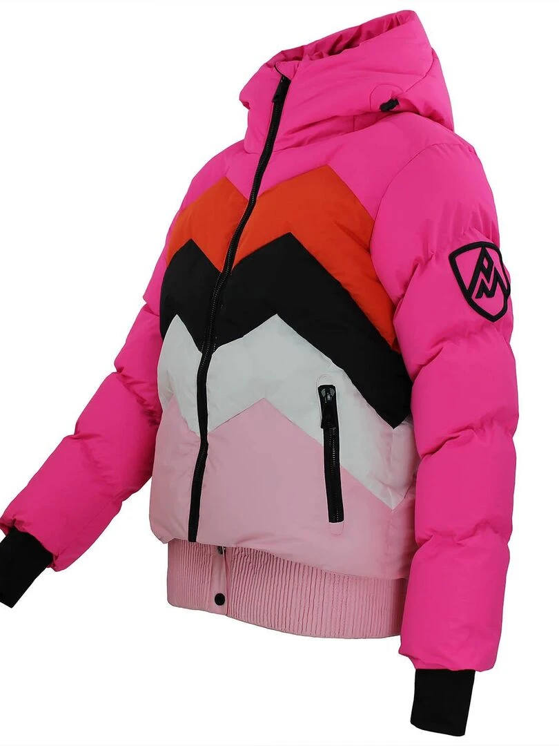 Doudoune de ski ARULIS   PEAK MOUNTAIN   Rose fushia