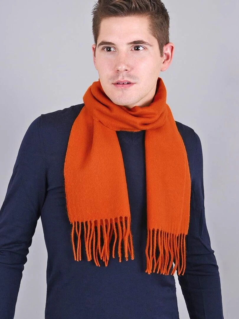 Echarpe Fely Fabriqué en France Orange