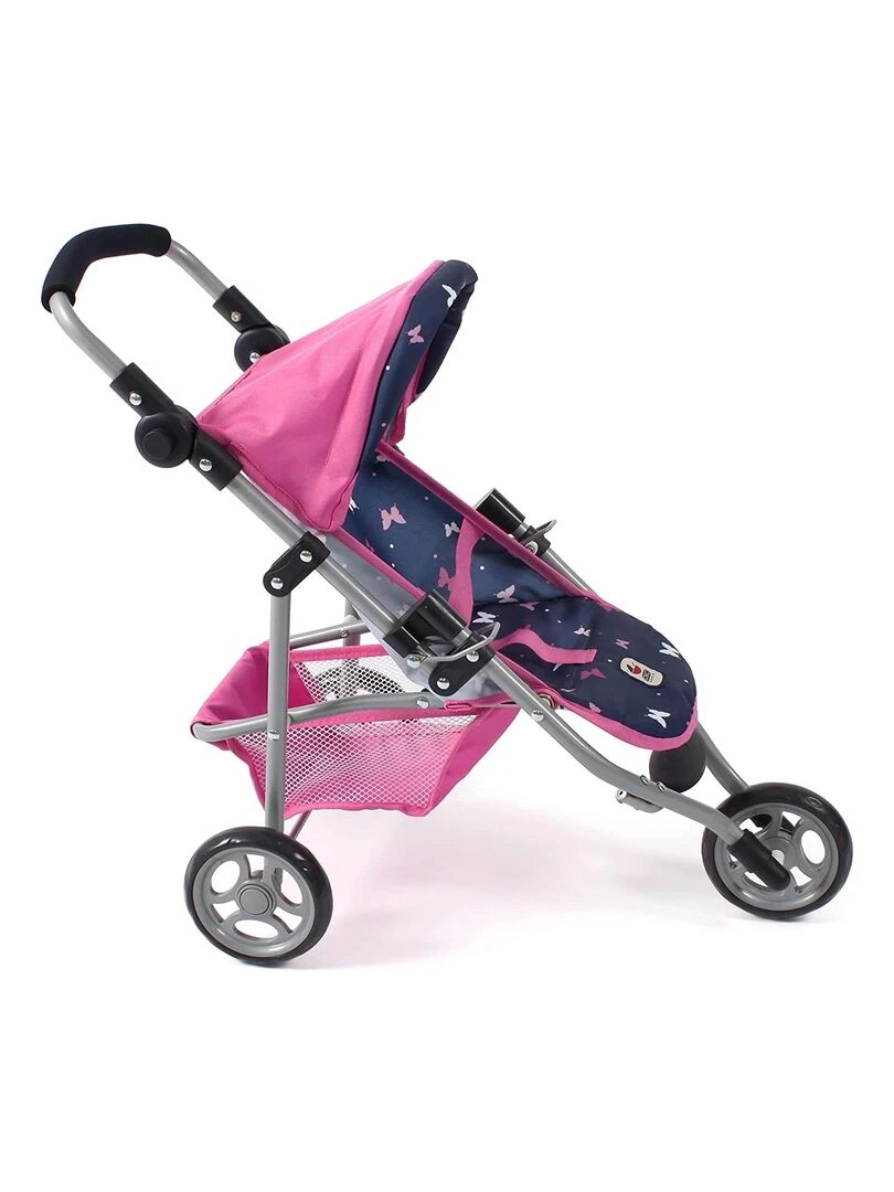 Petite poussette de jogging LOLA Rose et Bleu Papillons N/A