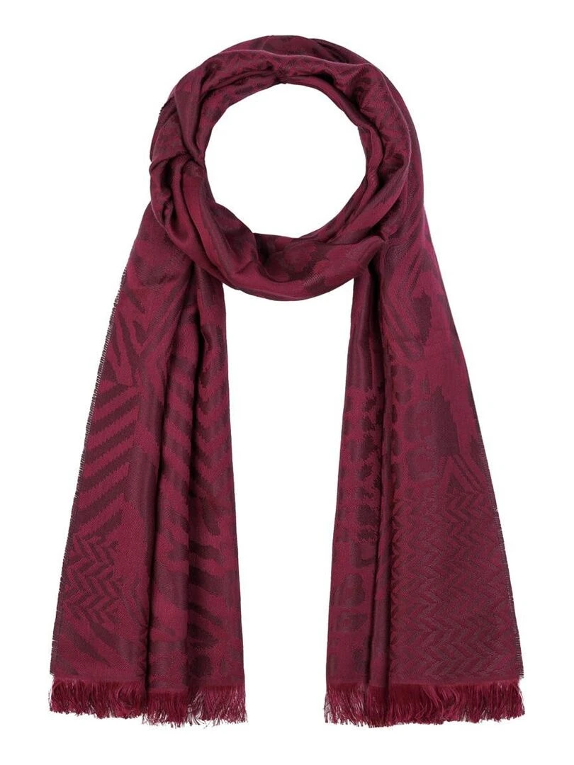 Echarpe Légère Jessi Fabriqué en France Bordeaux