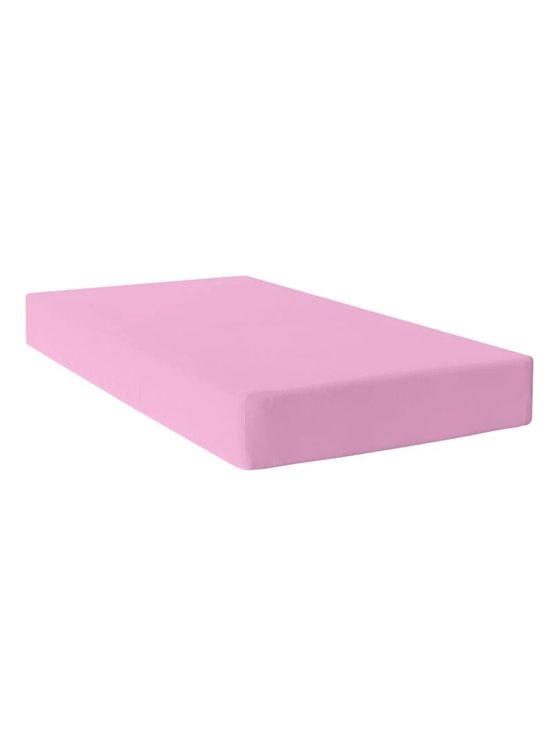 Drap housse Basic "Happyfriday" Rose
