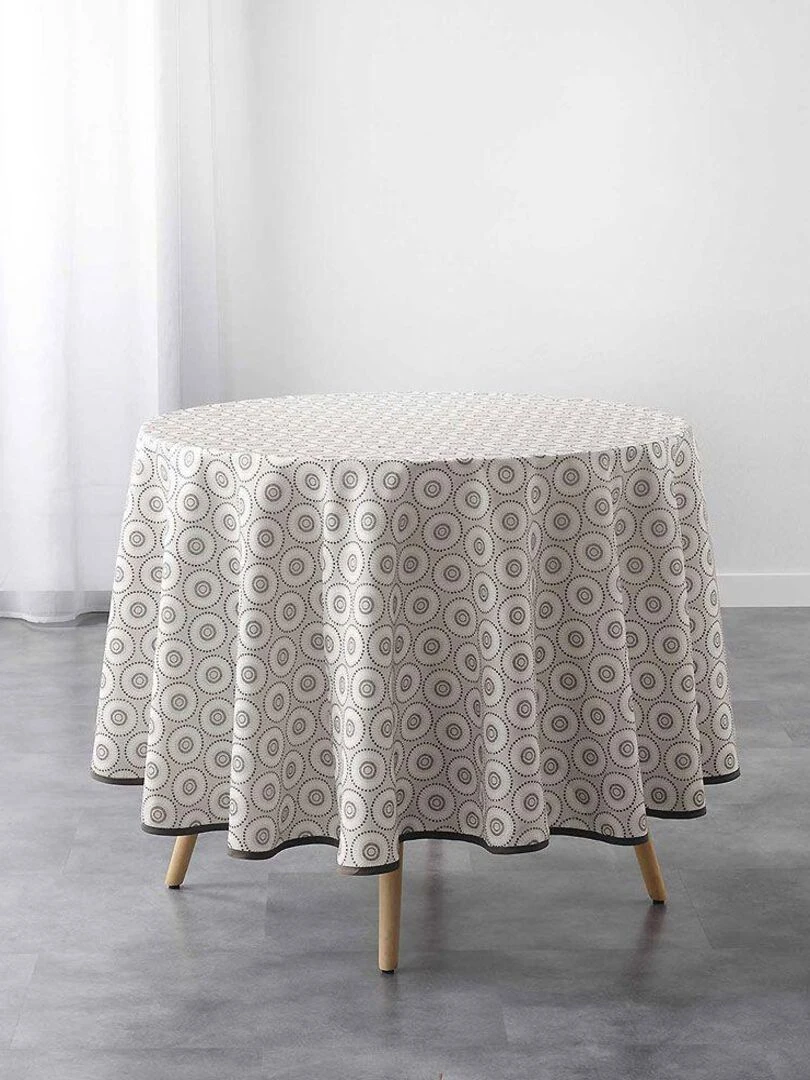 Nappe ronde Salto   Noir Noir