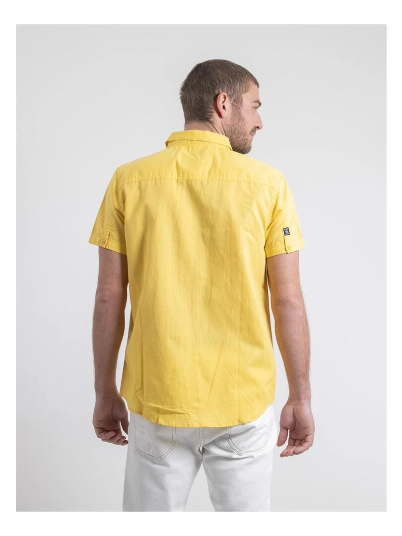 Chemise manches courtes DEMIKA Jaune