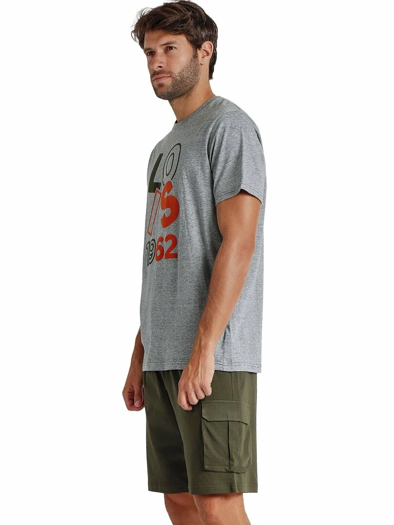 Pyjama short t shirt Cargo Lois   Kaki