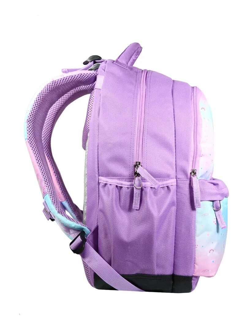 BAGTROTTER Sac à dos 2 compartiments Phileas Violet Licorne   Violet
