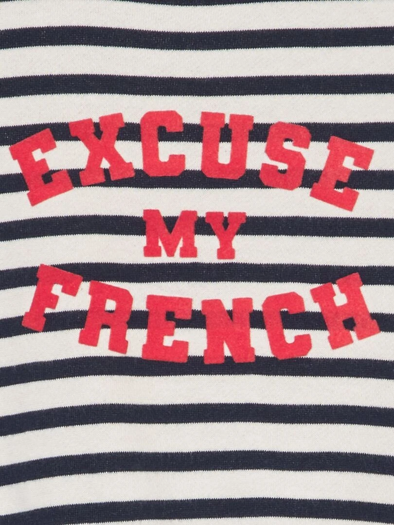 Sweat à col rond   So Easy   Rayé