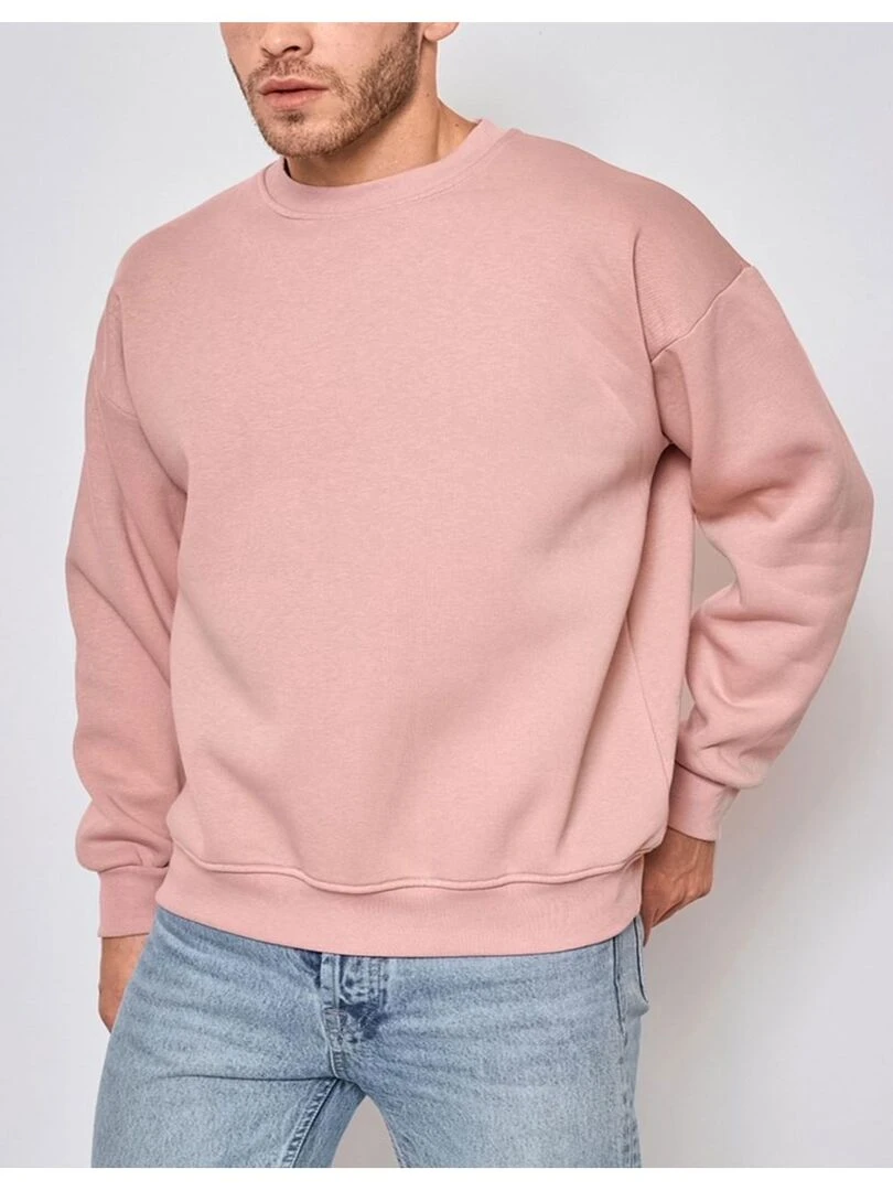 Pull Col Rond Kebello Rose
