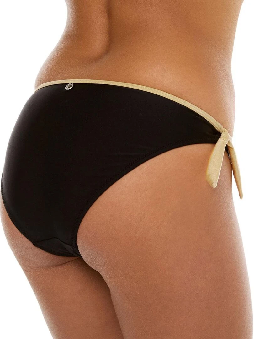 Slip de bain PAMPELONNE   Brigitte Bardot Bain   Noir