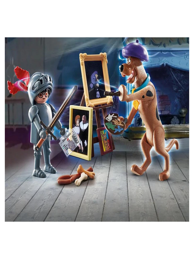 70709 'playmobil' Scooby doo Avec Chevalier Noir   N/A
