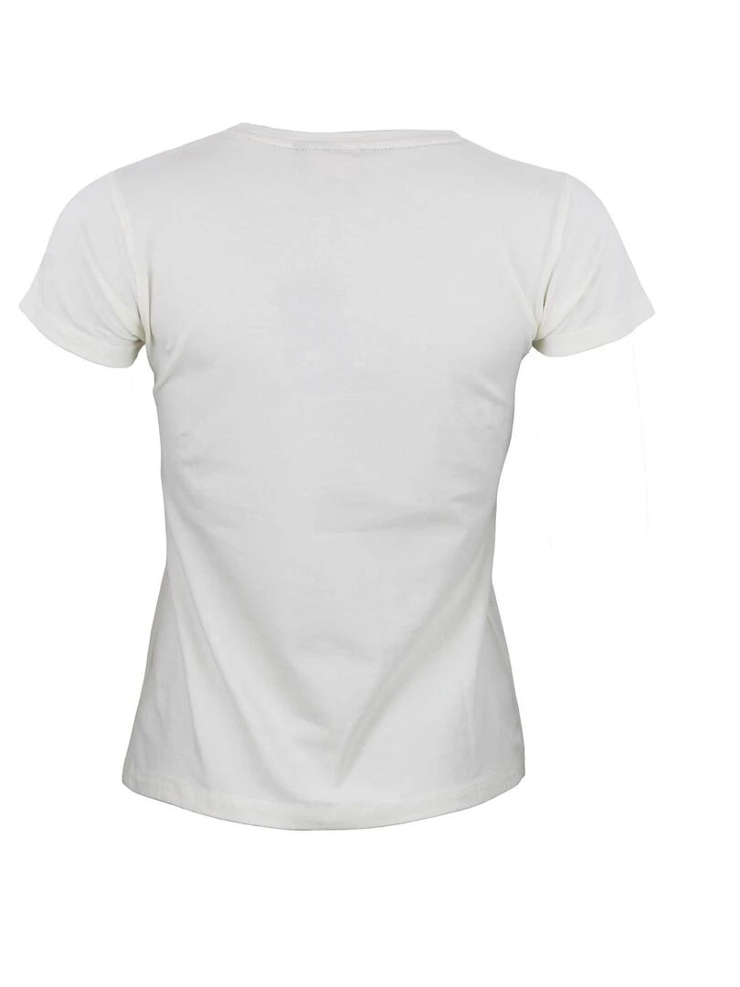 T shirt manches courtes femme ATRESOR   Ecru