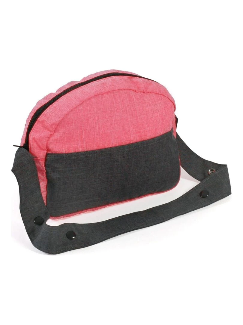 Sac à langer pour poussettes de poupées Mélange anthracite rose N/A