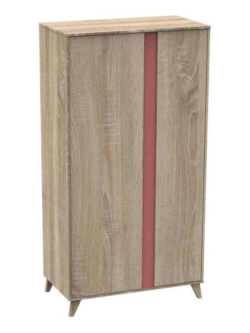 Armoire 2 portes SAUTHON Rose