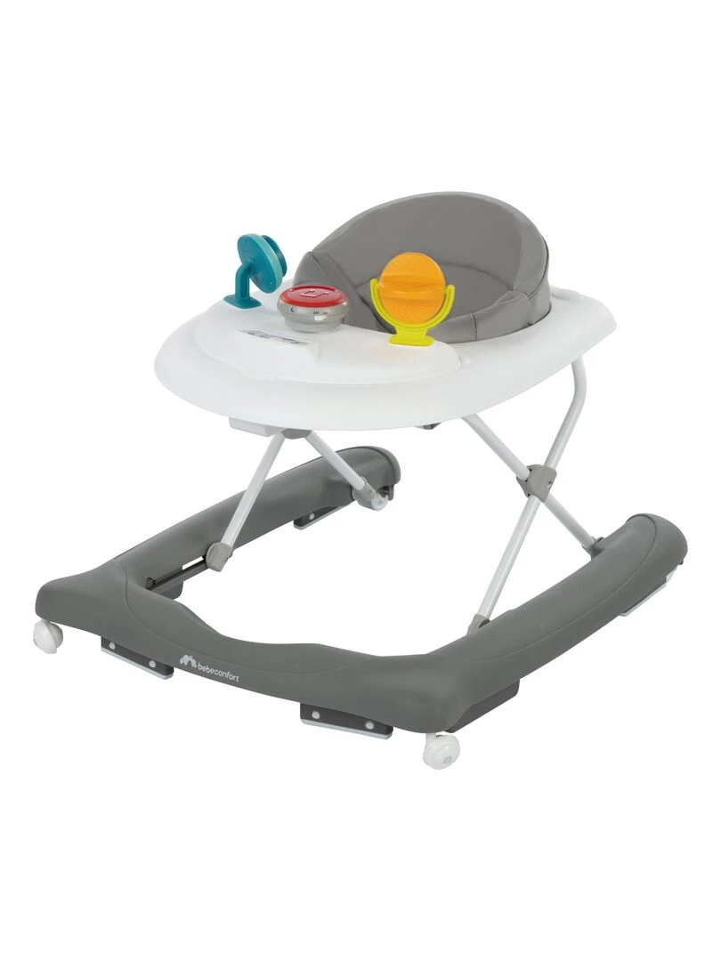 BEBECONFORT Explorer Trotteur bébé tablette d'activité musicale De 6 à 18 mois (<12kg) Gray Mist Gris Gris