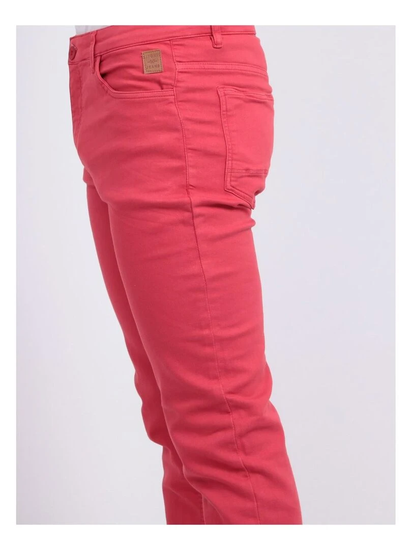 Pantalon 5 poches CANDELO   Rouge