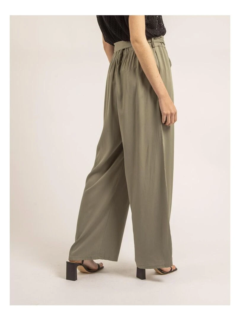Pantalon fluide ESTEBIA   Kaki