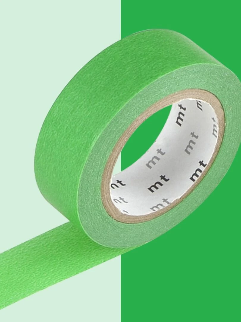 Masking tape unicolore Vert 1 5 cm x 7 m N/A