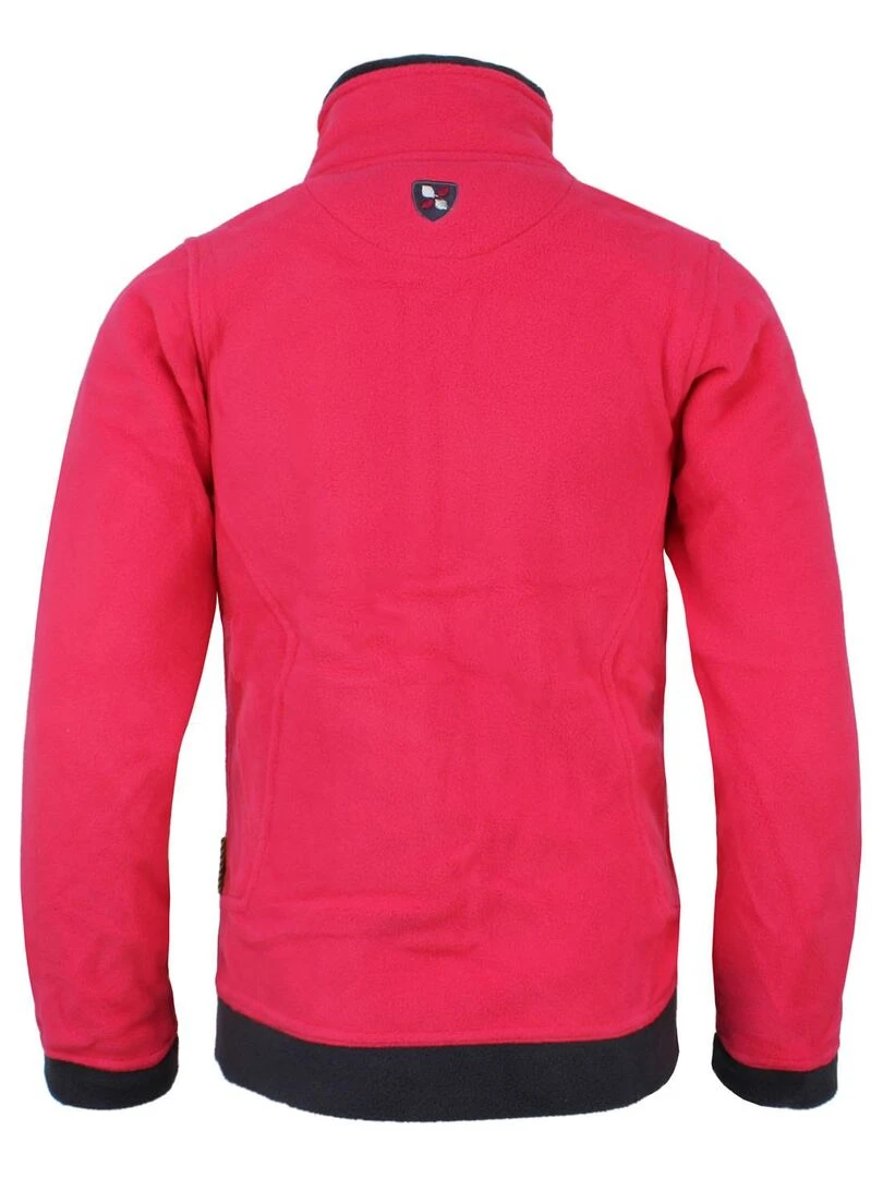 Blouson polaire fille FARIL PEAK MOUNTAIN Rose fushia