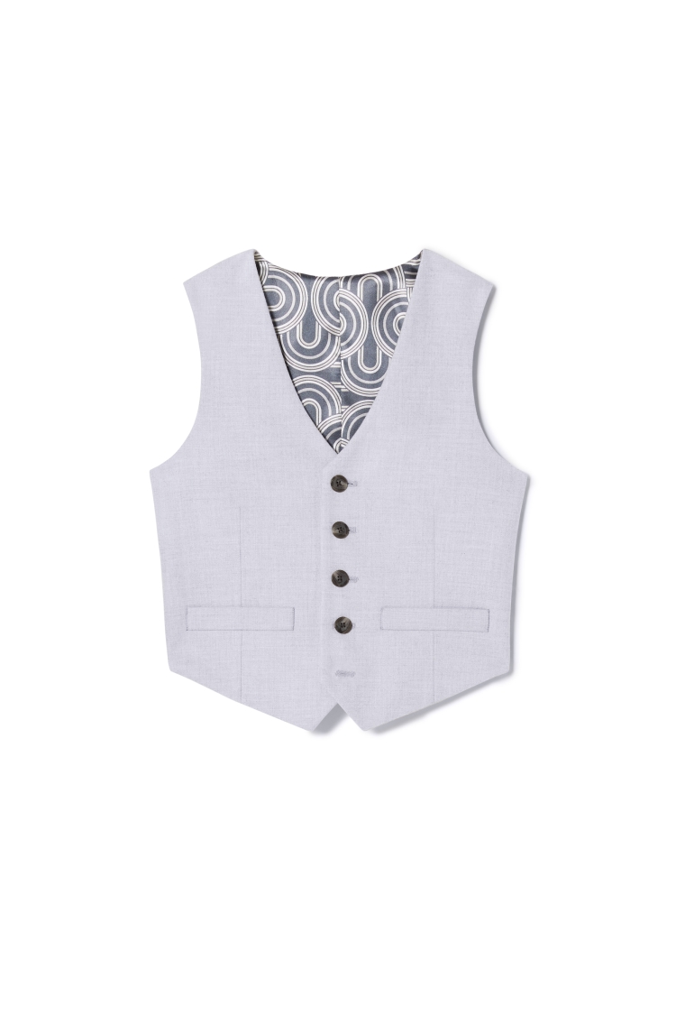 Boys Light Grey Flannel Jacket   Buy Online at Moss