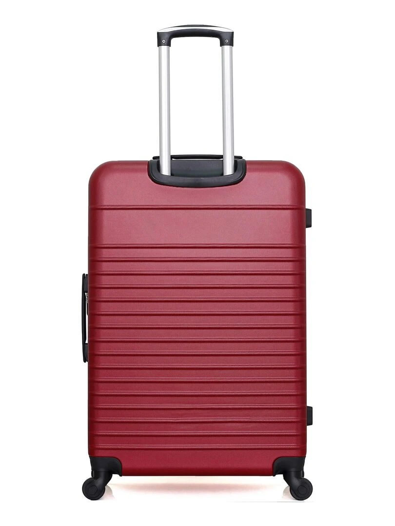 CAMPS UNITED   VALISE GRAND FORMAT ABS CAMBRIDGE 4 ROUES 75 CM   Bordeaux
