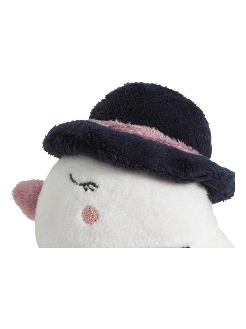 Hochet Oiseau en velours blanc SAUTHON Blanc