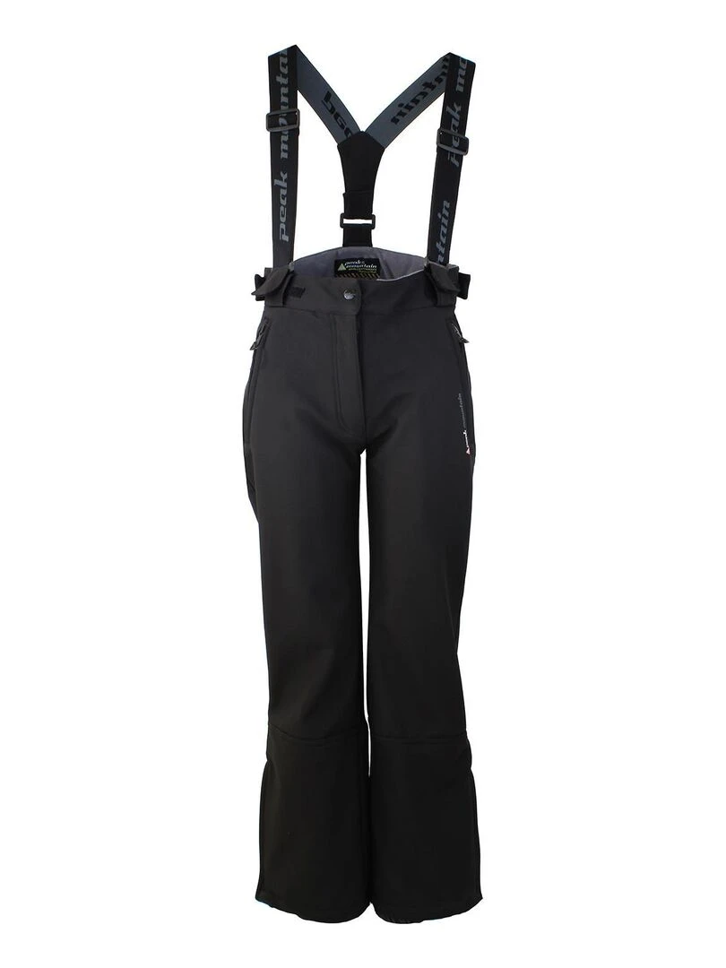 Pantalon de ski fille FASHELL PEAK MOUNTAIN Noir Noir