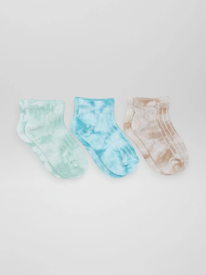 Lot de 3 chaussettes Bleu