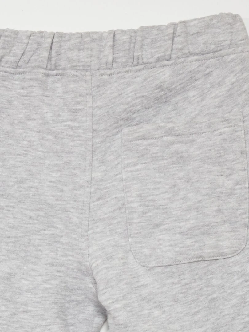 Jogging chiné avec ceinture ajustable   Gris