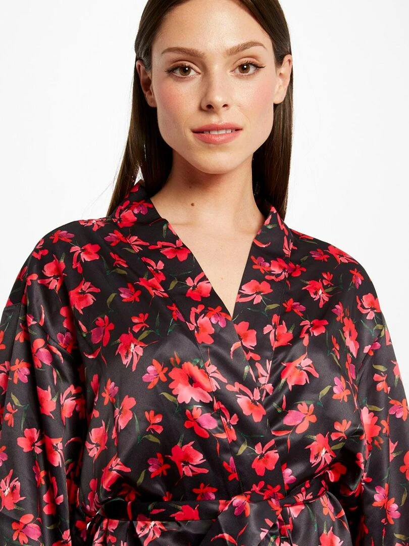 Kimono LOREN   Morgan Lingerie   Noir