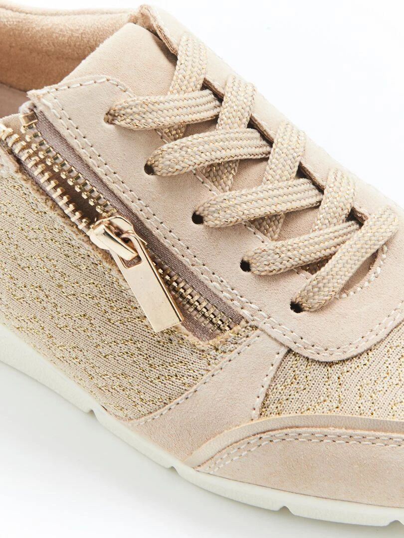 Baskets détails brillants Climatyl   Damart   Beige sable