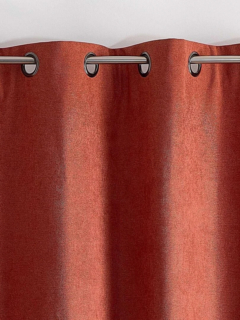 Rideau semi occultant phonique thermique KONFOR   Orange