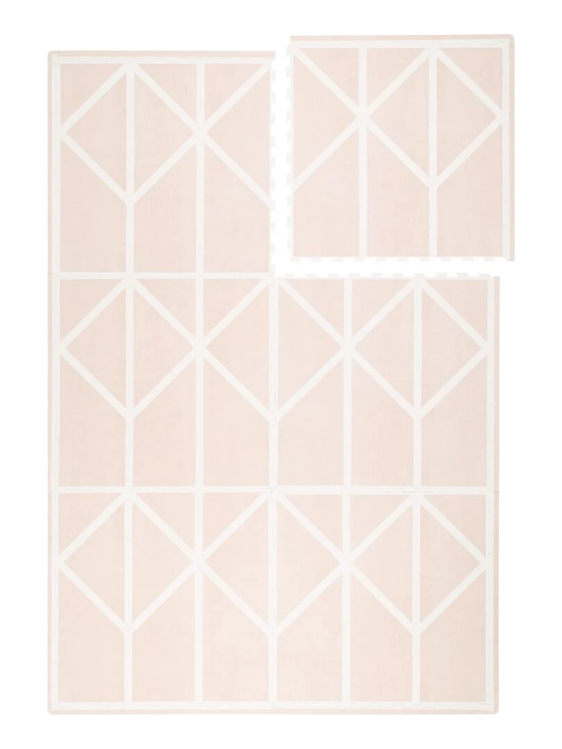 Tapis de jeu mousse NORDIC Vintage Nude Rose pâle