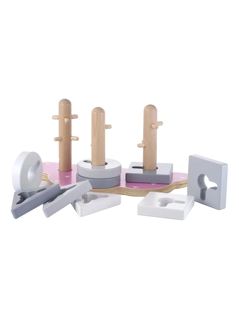 Jeu Puzzle forme de nuage en bois   N/A