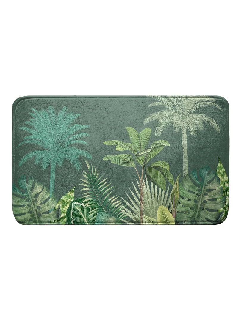 Tapis de bain Tropicale vagabonde Vert