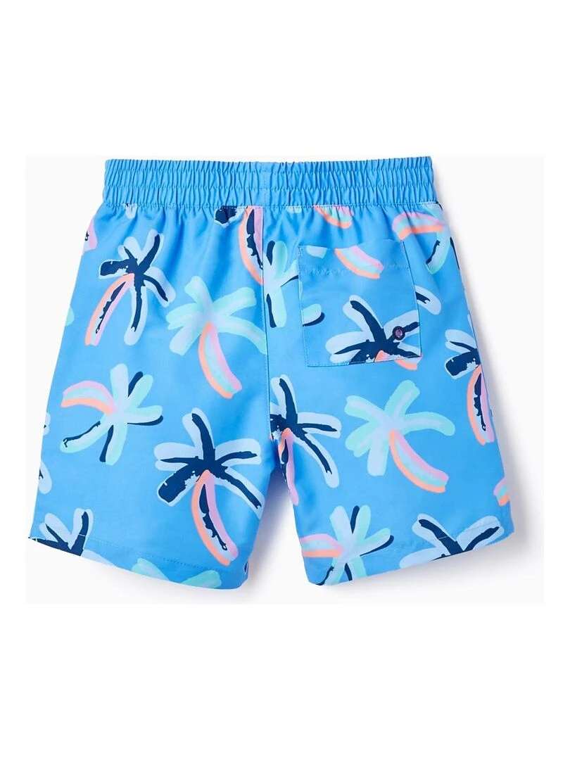 Short De Bain Up 80 Avec Motif Pour Garçon 'Palmiers' EXPLORING AUSTRALIA Bleu foncé