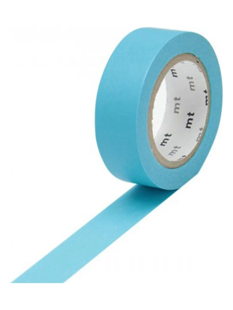 Masking tape unicolore   Bleu   1 5 cm x 7 m   N/A
