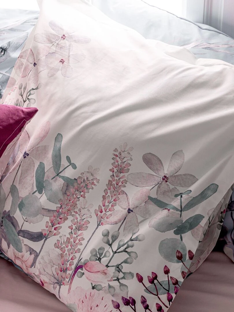 Housse de coussin La nuit "Happyfriday"   Blanc