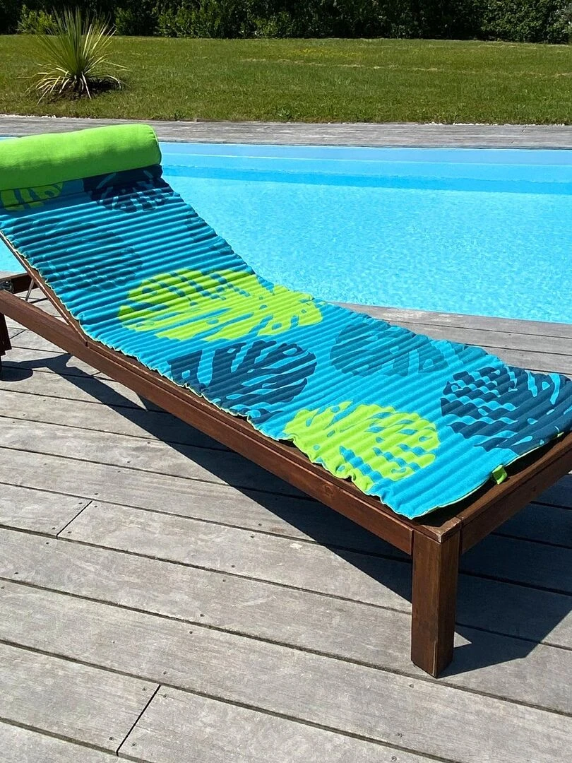 Matelas de plage Kasvi 60x180 Bleu canard