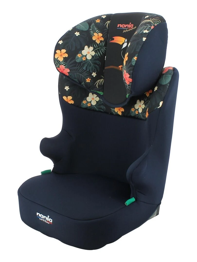 Nania – Siège auto ceinturé START I 106 140 cm R129 i Size – Fabrication Française Toucan Rose