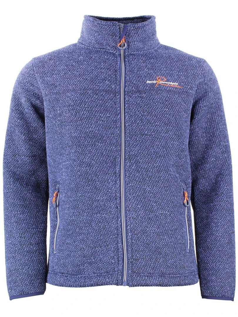 Blouson polaire homme CAMERON PEAK MOUNTAIN Bleu marine