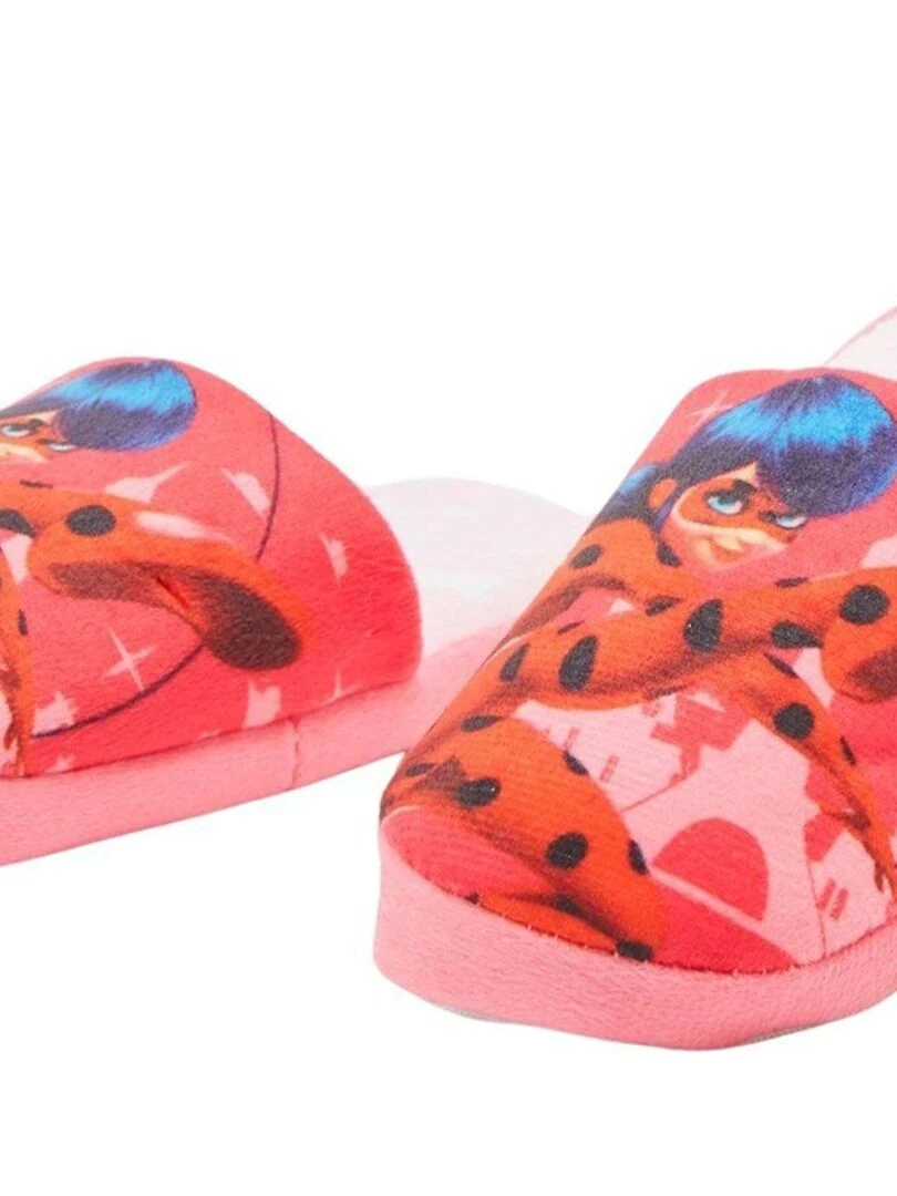 Miraculous   Chaussons fille imprimé Ladybug   Rose