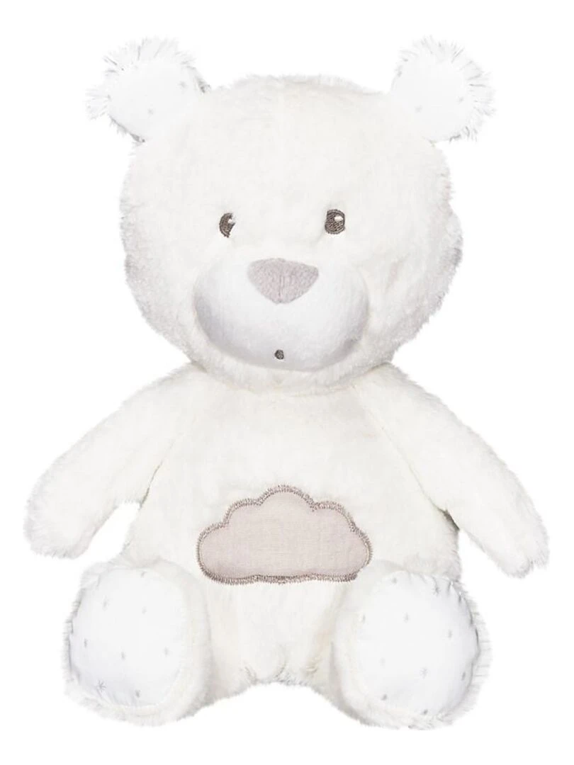 Doudou en velours blanc SAUTHON Blanc Gris
