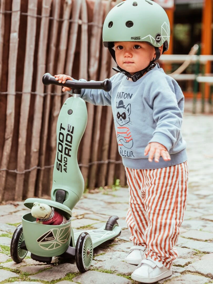 Trottinette évolutive 2 en 1 Highwaykick 1 lignes vertes   Vert d'eau