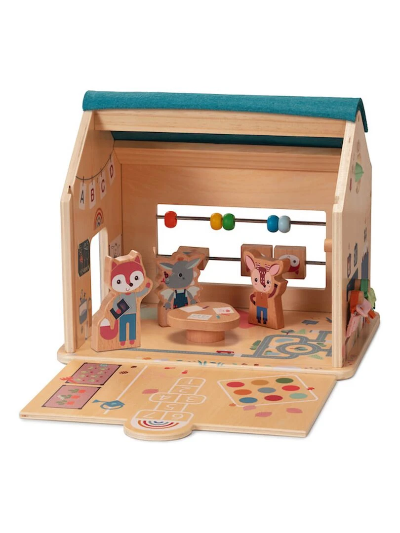Jeu d'activités en bois Ma première école N/A