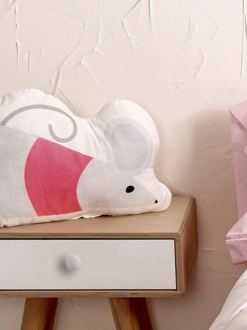 Coussin Pumpkin "Happyfriday"   Blanc