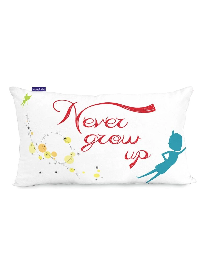 Housse de coussin Flying boy "Happyfriday" Blanc