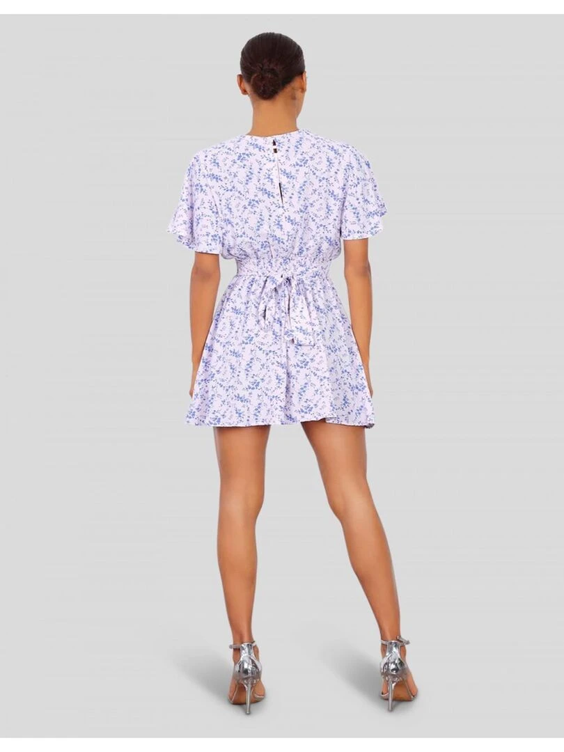 Robe courte Kebello   Violet