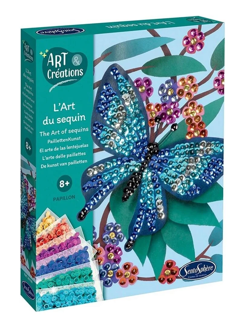 L art du sequin   PAPILLON 2019   Art et creations   N/A