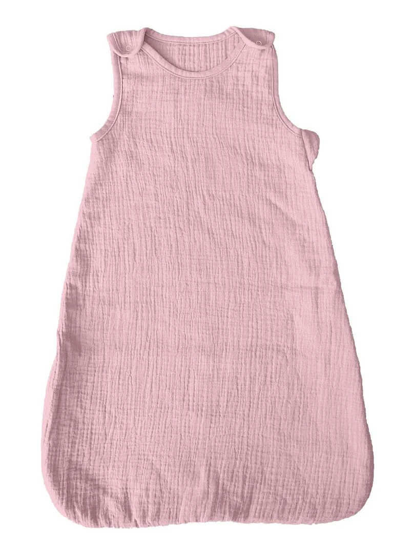 Gigoteuse en gaze de coton Rose